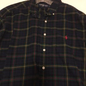 Ralph Lauren light weight long sleeve button down shirt XXL